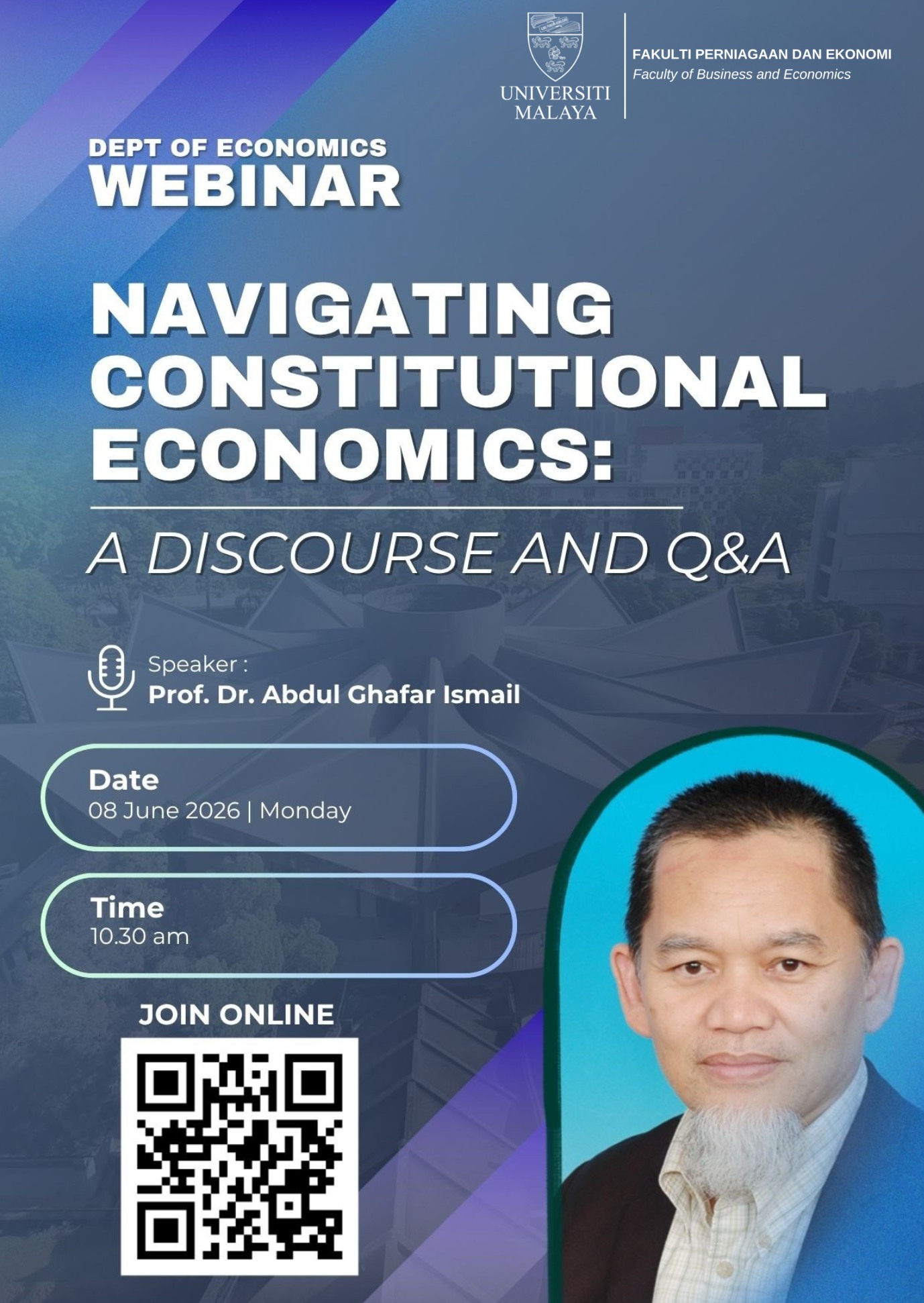 Webinar on Navigating Constitutional Economics